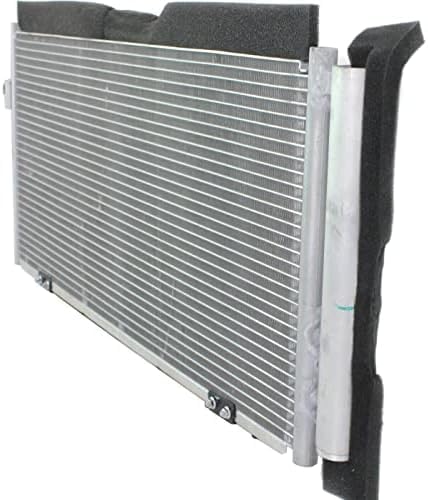 Front AC Condenser Aluminum Core Direct Replacement Compatible With 2008-2016 Subaru Impreza / 2009-2013 Forester SU3030131 SU3030140 73210SC002 73210VA001