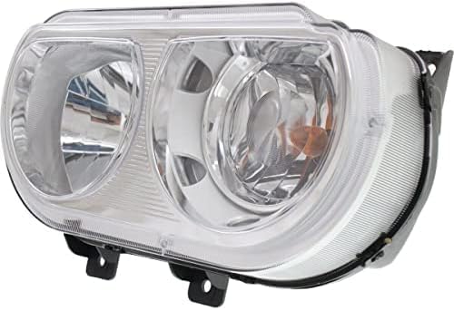 Set Of 2 Front Headlight Assembly Right Passenger & Left Driver Side Direct Replacement Compatible With 2008-2014 Dodge Challenger CH2519137 CH2518137 5028776AA 5028777AA