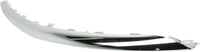 Front Bumper Face Bar Trim Molding Step Pad Chrome Direct Replacement Compatible With 2017-2020 Mercedes Benz E-Class MB1044130 2138857000