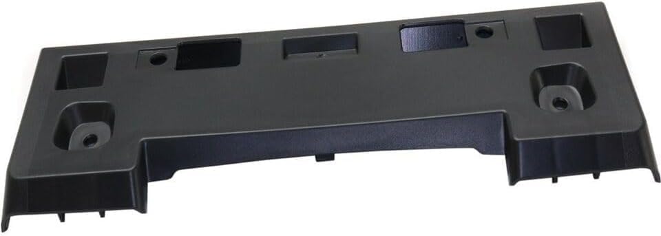 Front License Plate Bracket Textured Black Direct Replacement Compatible with 2014-2017 Infiniti Q50 IN1068102 962104HB0A