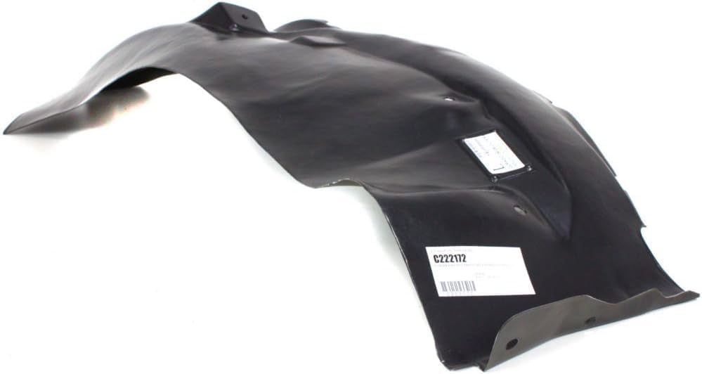 Front Outer Fender Liner Left Driver Side Direct Replacement Compatible With 2006 Isuzu i-280 / i-350 IZ1250103 8152105790