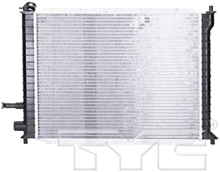 Front Radiator Aluminum Core Direct Replacement Compatible With 1991-2002 Ford Escort FO3010110 F5CZ8005A
