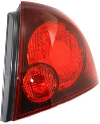 Set Of 2 Tail Light Assembly Plastic Left Driver & Right Passenger Side Direct Replacement Compatible With 2004-2006 Nissan Sentra NI2801165 NI2800165 265506Z825 265556Z825