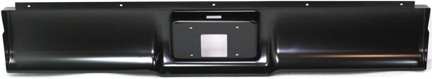 AUTOS PARTS PLUS Rear Roll Pan Primed Steel With License Plate Part and Light Kit Direct Replacement Compatible With 1988-1998 Chevrolet/GMC C/K-Series REPC825508