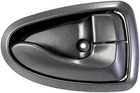 Front Or Rear Interior Door Handle Gray Plastic Right Passenger Side Direct Replacement Compatible with 2000-2006 Hyundai Accent HY1353112 8262025000YN