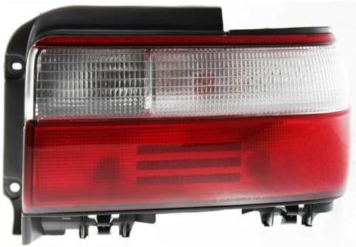 Set Of 2 Tail Light Assembly Plastic Left Driver & Right Passenger Side Direct Replacement Compatible With 1996-1997 Toyota Corolla TO2801127 TO2800127 8155002060 8156002060