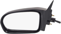 Front Mirror Manual Remote Non-Folding Primed Left Driver Side Direct Replacement Compatible With 2001-2005 Honda Civic HO1320140 76250S5DA01