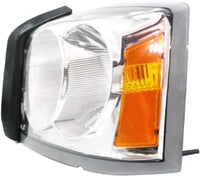 Set Of 2 Front Headlight Assembly With Chrome Interior Right Passenger & Left Driver Side Direct Replacement For 2005-2007 Dodge Dakota CH2502159 CH2503159 55077607AB 55077606AB