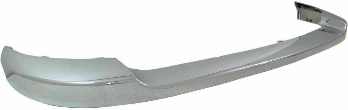 Front Bumper Upper Cover Chrome Plastic Direct Replacement Compatible With 2011-2014 Chevrolet Silverado 2500HD 3500HD GM1014106 25883355
