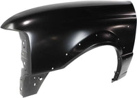 Front Fender Primed Steel With Molding Holes Left Driver Side Direct Replacement Compatible With 1998-2003 Ford Ranger FO1240196 1L5Z16006CA
