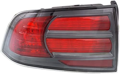 Set Of 2 Tail Light Lens And Housing Right Passenger & Left Driver Side Direct Replacement Compatible With 2007-2008 Acura TL AC2818108 AC2819108 33551SEPA21 33501SEPA21
