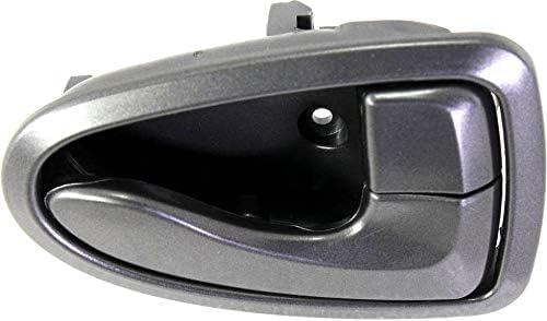 Front Or Rear Interior Door Handle Gray Plastic Right Passenger Side Direct Replacement Compatible with 2000-2006 Hyundai Accent HY1353112 8262025000YN