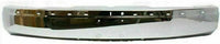 Front & Rear Bumper Chrome Steel + Upper Cover Textured Direct Replacement Compatible With 2003-2023 Chevrolet Express/GMC Savana 1500 2500 3500 GM1103142 GM1000693 GM1002459