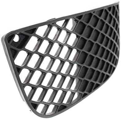 Set Of 2 Front Fog Light Cover Textured Plastic Left Driver & Right Passenger Side Direct Replacement Compatible With 2008-2015 Mitsubishi Lancer MI1039108 MI1038108