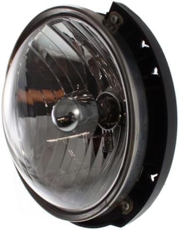 Set Of 2 Front Head Light Assembly Plastic Left Driver & Right Passenger Side Direct Replacement Compatible With 2007-2017 Jeep Wrangler / 2018 JK CH2502174 CH2503175