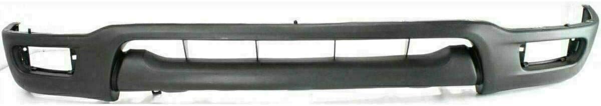 Front Bumper + Grille + Upper Cover + Lower Valance + Headlights + Fillers + Park Lamp & Signal Lights Left & Right Side Direct Replacement Compatible With 2001-2004 Toyota Tacoma 4WD