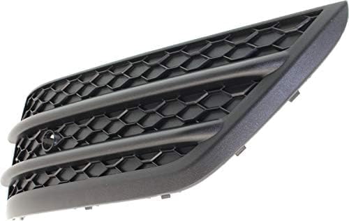 Set Of 2 Front Bumper Grille Outer Textured Plastic Left Driver & Right Passenger Side Direct Replacement Compatible With 2016-2018 Honda Pilot HO1039131 HO1038131
