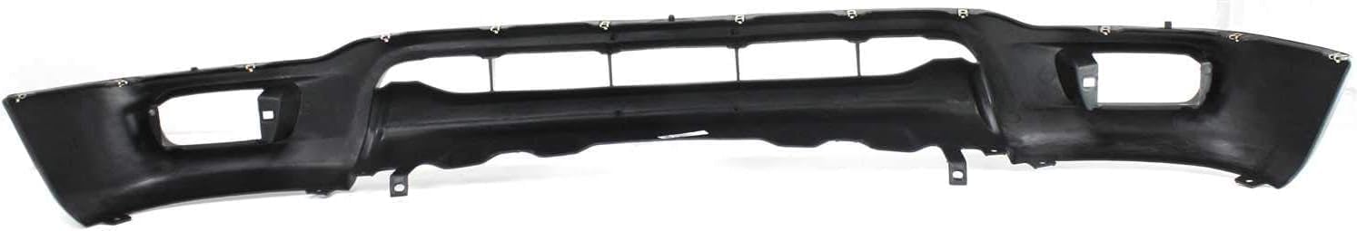 Front Bumper Chrome Steel + Lower Valance Panel Direct Replacement Compatible with 2001-2004 Toyota Tacoma TO1002174 TO1095196 52101AD030 53901AD030