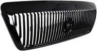 Front Grille Primed Shell and Insert Plastic Direct Replacement Compatible With 2003-2004 Mercury Marauder FO1200409 4W3Z8200AAA
