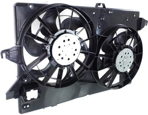 Front Dual Fan Assembly Plastic Direct Replacement Compatible with 1995-2000 Ford Contour / 1999-2002 Mercury Cougar FO3115115 F8RZ8C607GE