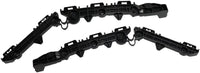 Set Of 2 Rear Bumper Support Bracket Plastic Left Driver & Right Passenger Side Direct Replacement Compatible With 2019-2024 Toyota RAV4 / 2021-2024 Prime TO1142129 TO1143129