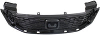 Front Bumper Upper Grille Painted Black Shell And Insert Direct Replacement Compatible With 2013-2015 Honda Accord HO1200217 71121T3LA01