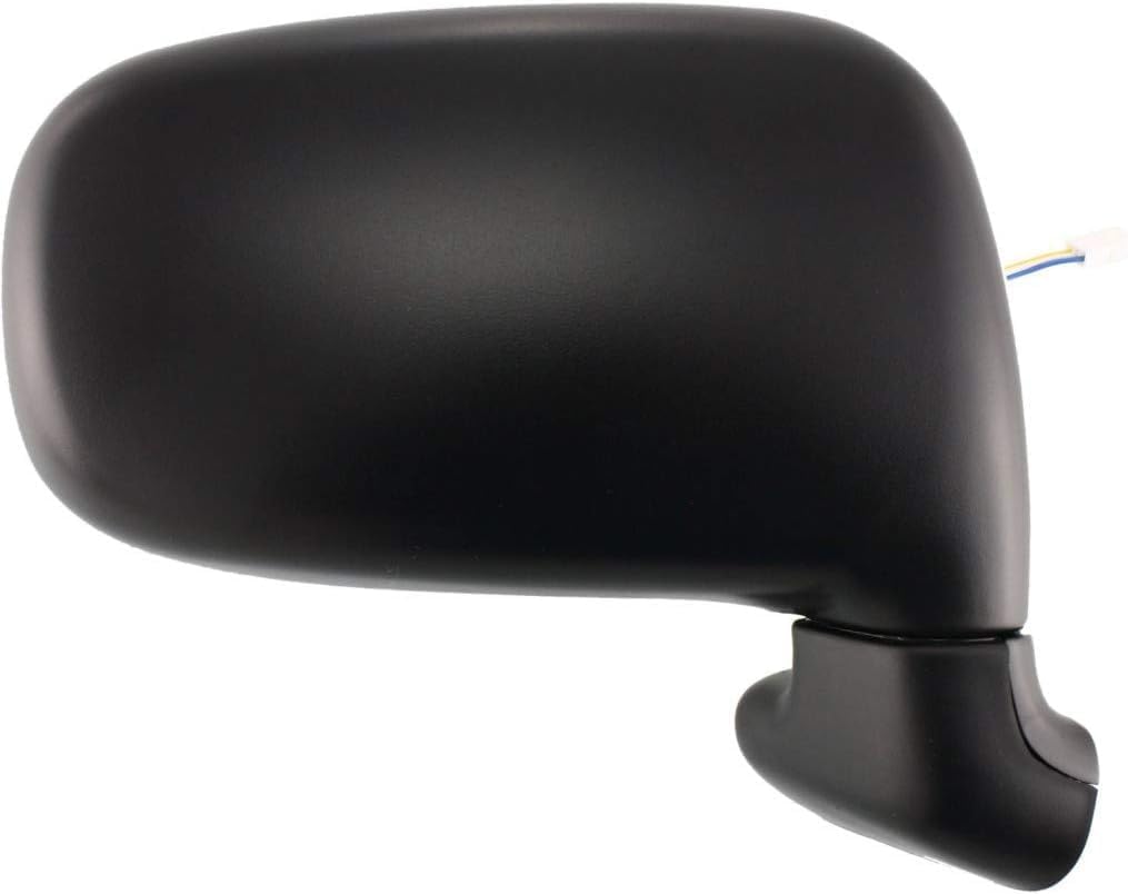 Front Power Mirror Manual Folding Non-Heated Textured Plastic Right Passenger Side Direct Replacement Compatible With 1991-1997 Toyota Previa TO1321158 8791028290