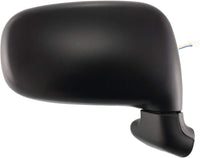 Front Power Mirror Manual Folding Non-Heated Textured Plastic Right Passenger Side Direct Replacement Compatible With 1991-1997 Toyota Previa TO1321158 8791028290