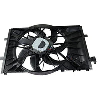 Front Radiator Fan Assembly Direct Replacement Compatible with 2006-2009 Mercedes Benz CLK350 MB3115147 2035001693 2035050255