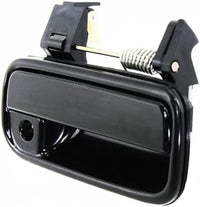 Set of 2 Front Exterior Door Handle Smooth Black Right Passenger & Left Driver Side Direct Replacement Compatible with 1999-2002 Toyota 4Runner TO1311130 TO1310130 6921035100