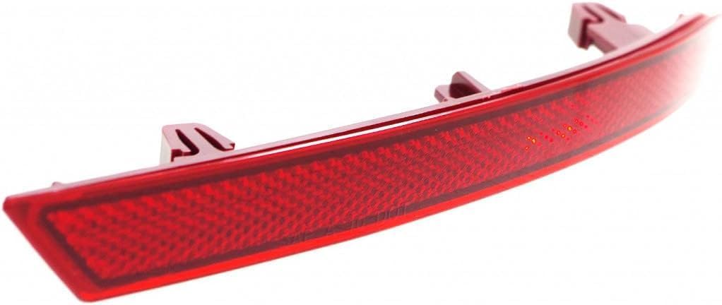 Rear Bumper Reflector Right Passenger Side Direct Replacement Compatible With 2011-2014 Volkswagen Jetta VW1185101 5C6945106