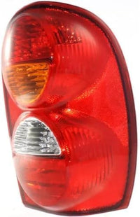 Set Of 2 Tail Light Assembly Plastic Left Driver & Right Passenger Side Direct Replacement Compatible With 2002-2004 Jeep Liberty CH2801149 CH2800149 55155828AH 55155829AH