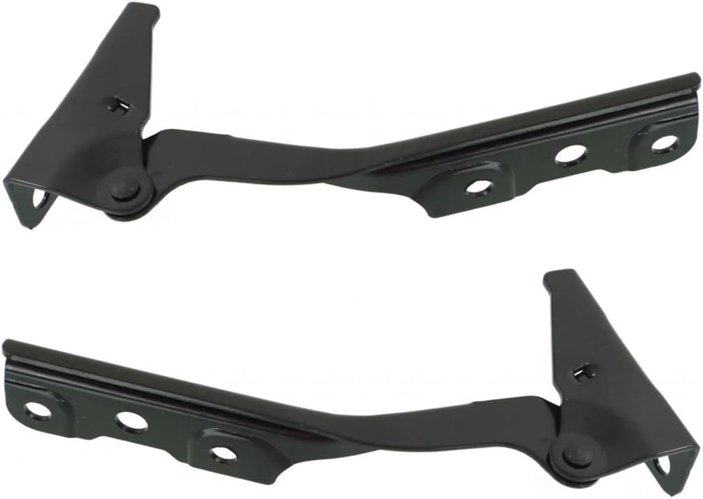 Set of 2 Front Hood Hinge Steel Left Driver & Right Passenger Side Direct Replacement Compatible with 2004-2007 Mitsubishi Lancer MI1236110 MI1236109 MN126934 MN126933