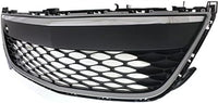 Front Bumper Grille Chrome Plastic Direct Replacement Compatible With 2010-2012 Mazda CX-7 MA1036120 EH45501T0J