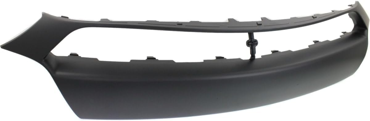 Front Bumper + Upper Cover + Molding Primed + Grille Textured Direct Replacement Compatible With 2013-2016 Dodge Dart CH1200378 CH1044110 CH1000A09 CH1014106 1TS71TZZAF 1WC26TZZAC