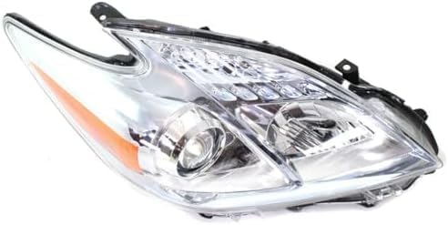Set Of 2 Front Headlight Lens And Housing Right Passenger & Left Driver Side Direct Replacement Compatible With 2010-2011 Toyota Prius TO2518122 TO2519122 8117047211 8113047211