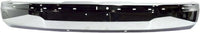 Front Bumper Face Bar Chrome + Grille + Upper Cover + Lower Valance Textured Direct Replacement Compatible With 2003-2014 Chevrolet Express/GMC Savana 1500/2003-2017 2500 3500