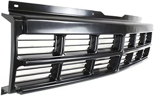 Front Grille Primed Shell And Insert Plastic Direct Replacement Compatible With 1991-1996 Dodge Dakota CH1200194 5BB76KX8