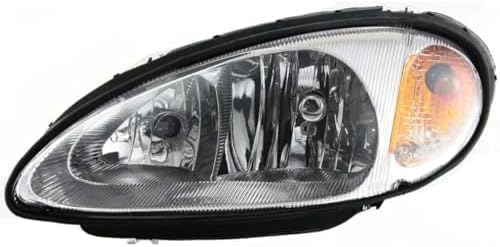 Set Of 2 Front Headlight Assembly Right Passenger & Left Driver Side Direct Replacement Compatible With 2001-2005 Chrysler PT Cruiser CH2502131 CH2503131 5288765AI 5288764AI