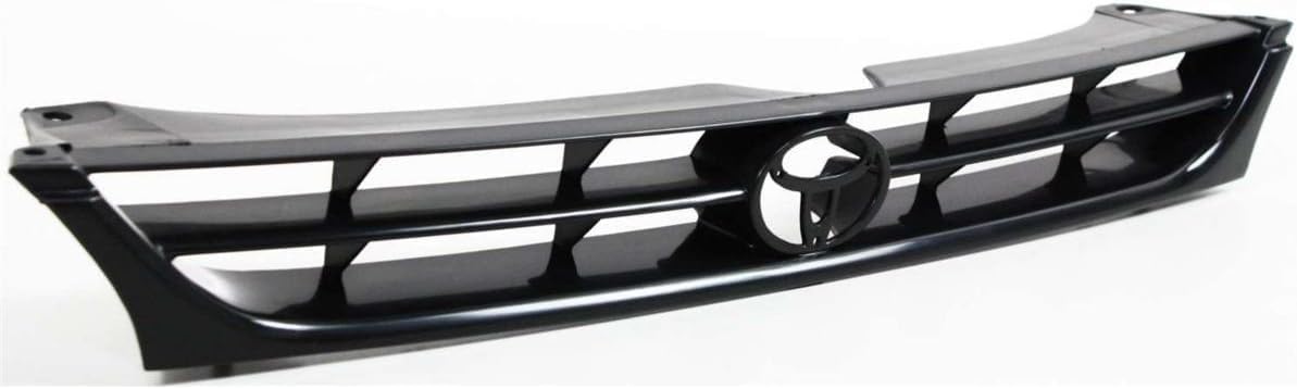 Front Grille Painted Black Shell And Insert Direct Replacement Compatible With 1995-1996 Toyota Camry TO1200188 5310133020C0
