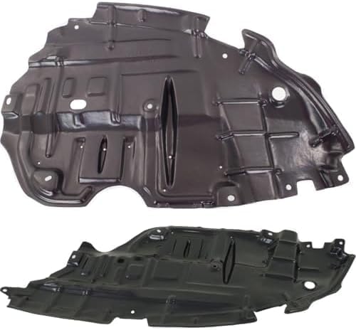 Set Of 2 Front Engine Splash Shield Under Cover Right Passenger & Left Driver Side Direct Replacement Compatible With 2013-2015 Toyota Avalon TO1228197 TO1228198 5144107030 5144207030
