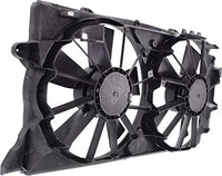 Front Radiator Dual Cooling Fan Assembly Plastic Direct Replacement Compatible with 2010-2014 Ford F-150/2010-2017 Lincoln Navigator/Expedition FO3115184 FO3115213