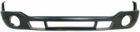 AUTOS PARTS PLUS Front Bumper Chrome With Brackets + Lower Valance Primed With Fog Light Holes + Extension Textured Direct Replacement Compatible With GMC Sierra 1500 2500HD 3500 2003-2006