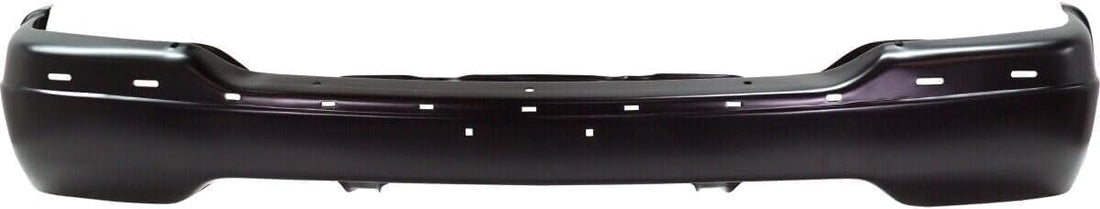Front Bumper Face Bar Primed Steel Without Brackets Direct Replacement Compatible With 1999-2002 GMC Sierra 1500/2001-2002 2500HD 3500/2000-2006 Yukon XL-2500 GM1002374