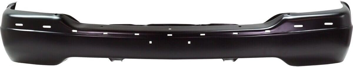 Front Bumper Face Bar Primed Steel Without Brackets Direct Replacement Compatible With 1999-2002 GMC Sierra 1500/2001-2002 2500HD 3500/2000-2006 Yukon XL-2500 GM1002374