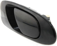 Rear Exterior Door Handle Smooth Black Right Passenger Side Direct Replacement Compatible with 1992-1995 Honda Civic HO1521102 72640SR4J01ZC