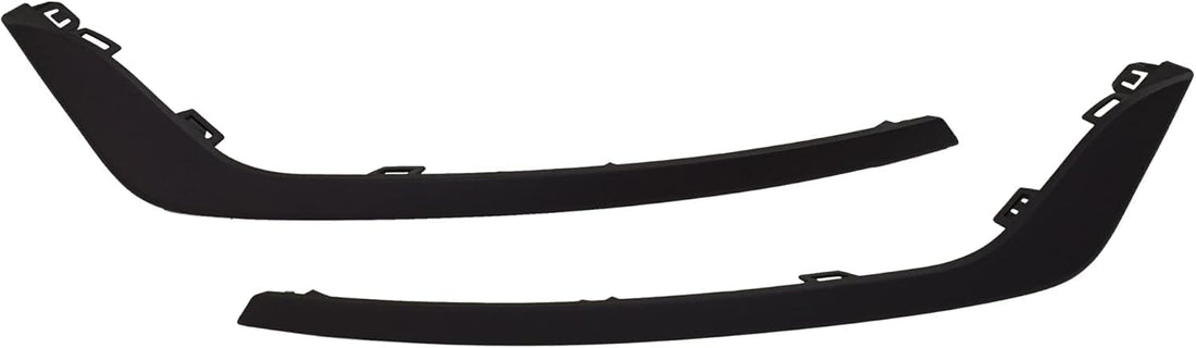 Set Of 2 Front Bumper Face Bar Molding Left Driver & Right Passenger Side Direct Replacement Compatible With 2019-2020 Ford Fusion/Police Responder FO1047110 FO1046110 KS7Z15266CE