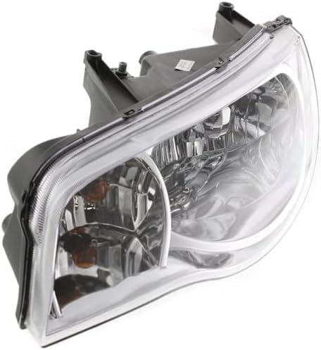 Set Of 2 Front Headlight Assembly Right Passenger & Left Driver Side Direct Replacement Compatible With 2003-2007 Saturn Ion GM2502239 GM2503239 15264217 15264216