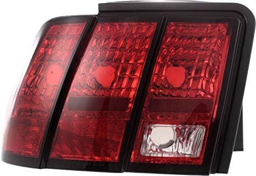Set Of 2 Tail Lights Lens And Housing Right Passenger & Left Driver Side Direct Replacement Compatible With 1999-2004 Ford Mustang FO2818109 FO2819109 3R3Z13405AA 3R3Z13404AA