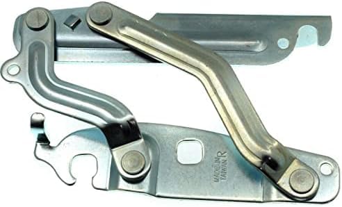 Set of 2 Front Hood Hinge Steel Right Passenger & Left Driver Side Direct Replacement Compatible with 2011-2019 Ford Fiesta FO1236151 FO1236150 8A6Z16796A 8A6Z16797A
